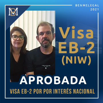 Visa EB2 NIW - Reginaldo y Eva