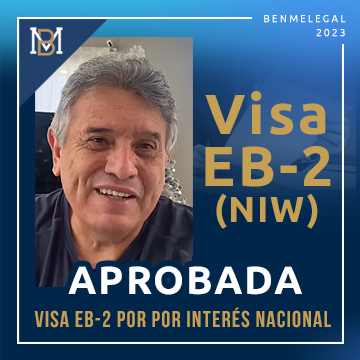 Cesar López ¡Visa EB2 NIW Aprobada!