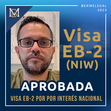Daniel Ayala ¡Visa EB2 NIW Aprobada!