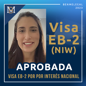 Erika Rivero ¡Visa EB2 NIW Aprobada!