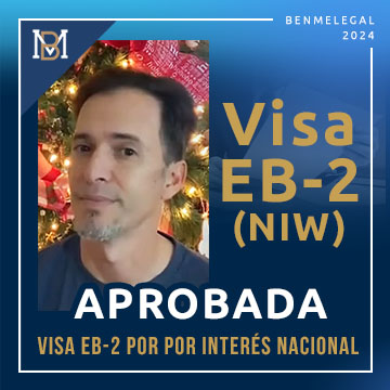 Enrique Romero ¡Visa EB2 NIW Aprobada!