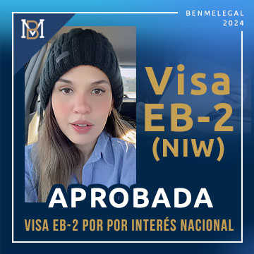Olga Velazquez ¡Visa EB2 NIW Aprobada!