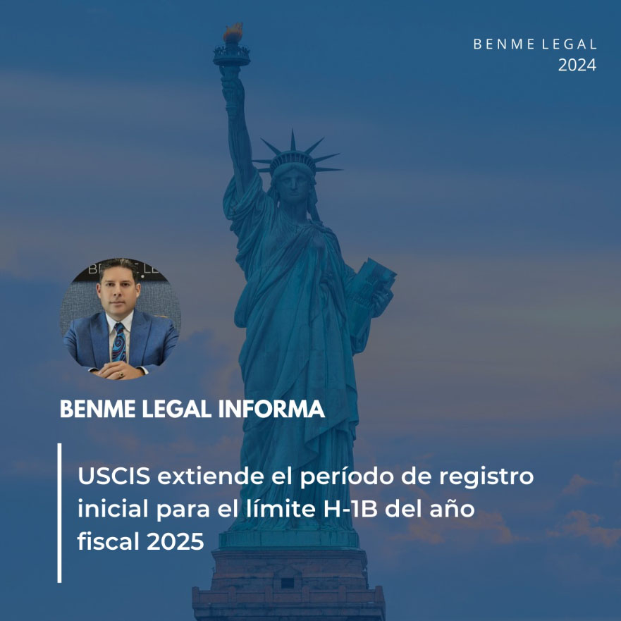 USCIS extiende el período de registro inicial para el límite H-1B del año fiscal 2025